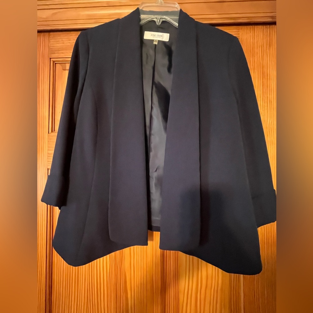 Jones Studio Classic Dark Blue Jacket